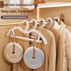 Short-Neck Clothes Hanger: Space-Saving, Anti-Slip, Traceless, Lazy Corner Design for Large Garments.