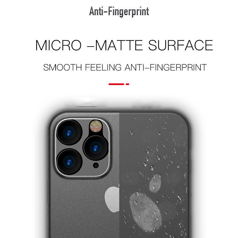 New Translucent Ultra Thin PC Matte Case For iPhone 11 12 13 14 15 16 Pro Max 15 Plus Frosted Phone Cover Cases