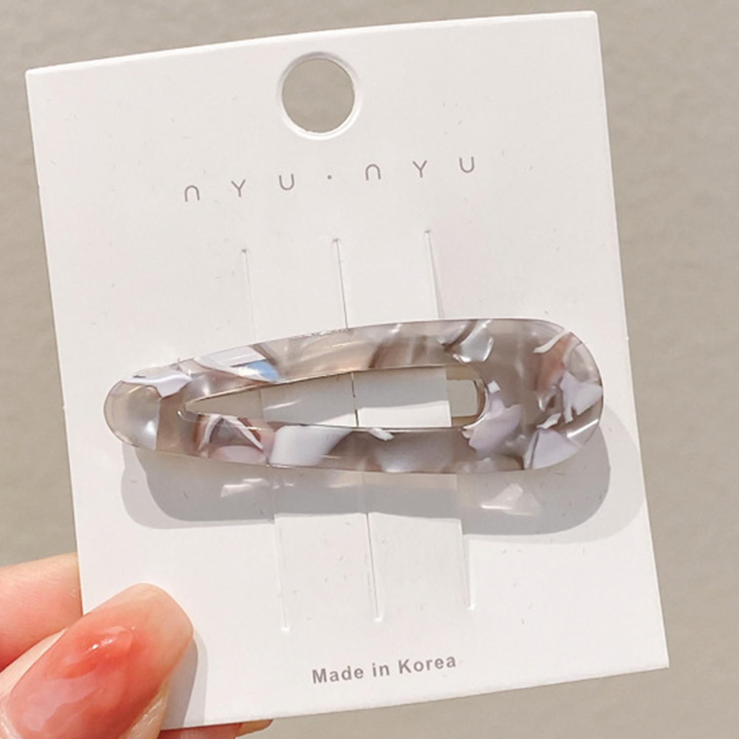 

Корейская простая 5,2 см усовершенствованного цвета заколка для волос из уксусной кислоты модная нескользящая заколка-уточка заколки женские аксессуары для волос