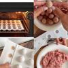 35 Grid Silicone Meatball Maker Food Grade Non-Stick Rice Ball Fish Ball Shaker Mold for Camping Picnic Home Cooking Use
