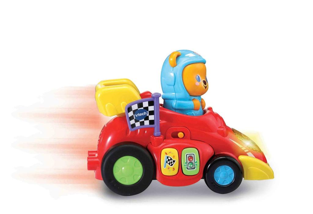 Vtech Vzdělávací hračka Medvěd Závodní auto s japonským manuálem a audio překladem Seznam Race-Along 80-528403