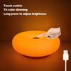 Bauhaus Donut Shaped Table Lamp USB Plug for Bedroom Bedside Living Room Dining Room Decor Ambient Light Not Glass