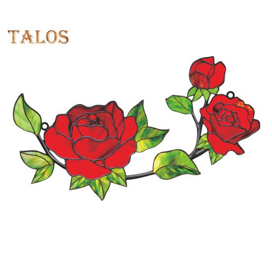 

Цветочное подвесное украшение на стену, украшение на окно, двухсторонний цветочный ловец солнца, подарок для любителей природы 1 Set