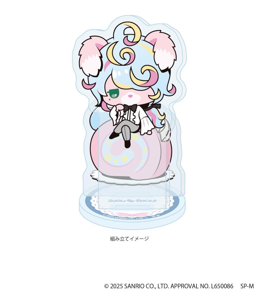 SHOW BY ROCK 45 Sweets ver. Uraragi [Mini Character Illustration] Acrylic Stand Plate