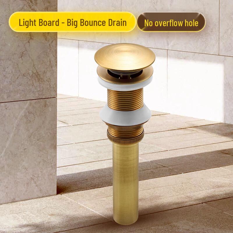 Stainless Steel Pop-up Sink Drain with Basket Strainer