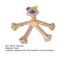 Plush Animal Dog Toy Stuffed Dog Chew Toy Chick Squeaky Oxford Cloth Animal with Long Limbs