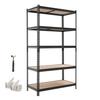 VEVOR Storage Shelves, 5-Tier Adjustable, 1134 Kg Capacity, Heavy Duty Garage Storage Shelving Unit, Metal Utility Rack Shelf