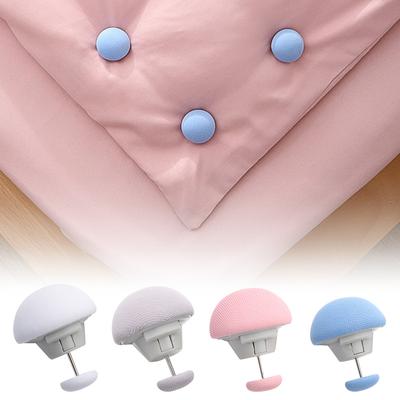 1/4/8/16PCS Pilz Quilt Ständer rutschfeste Nordic Clips für Bettlaken Decke Clip Kleidung Pegs Abdeckungen Verschluss Clip Halter