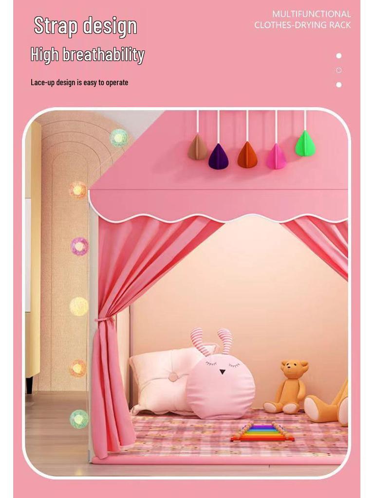 Children's Indoor Princess Castle Play Tent for Toddlers: Dreamy Playhouse for Girls