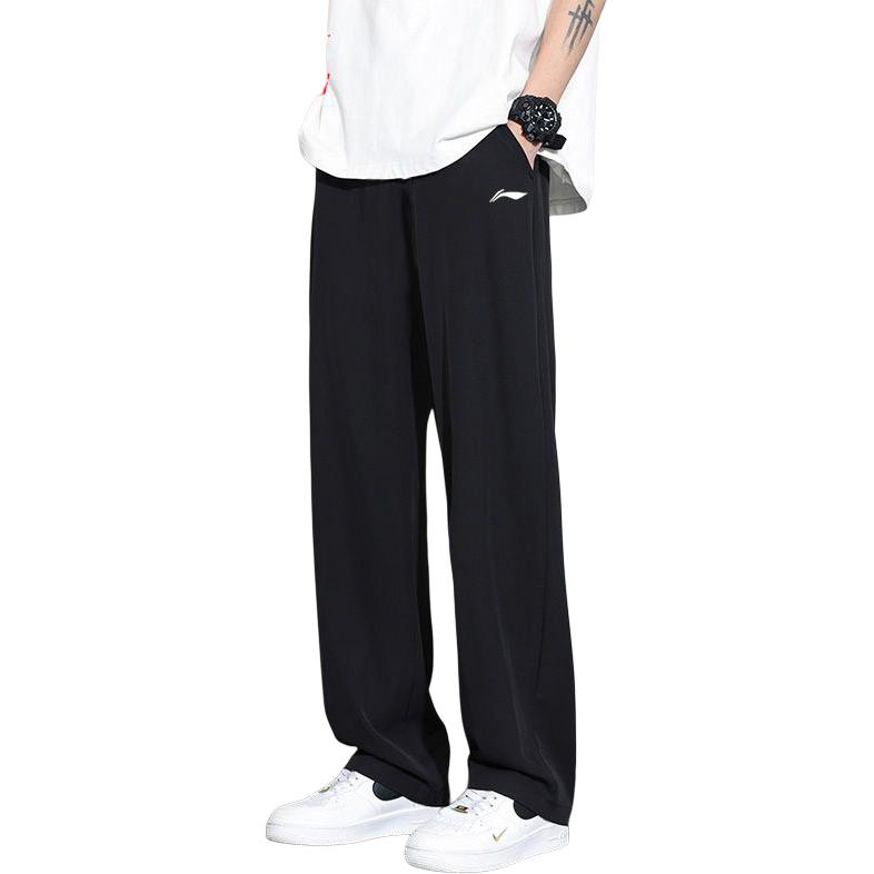 Li Ning Sports Pants Men's Black Moderate AYKS487-1