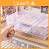Transparent Mini Storage Box For Desktop Organization With Labeling Labels