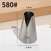 1 PCS Stainless Steel Pastry Nozzle Cake Decoration Set With Conversion Connector Baking Nozzles For Dessert Biscuit Cup Cake