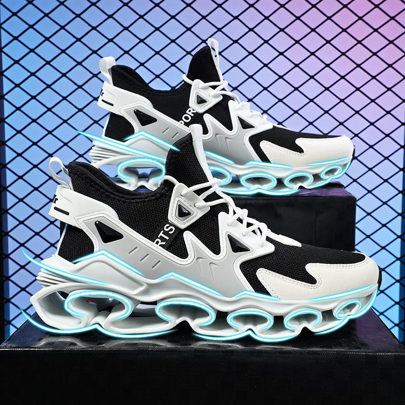 

Large size fly-woven breathable mesh blade shoes summer new Korean version running shoes fashion trendy men s shoes sports shoes 39