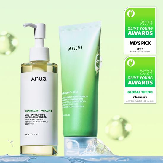 Anua Eoseongcho Cleansing DUO Plan (Oil 200ml + Foam 150ml)