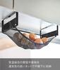 Yamazaki Vegetable Storage W40 X X H12cm Frame Tower Vegetable Hanging Vegetable 5295 (Yamazaki Industries) Under-Cabinet Net, Black, Approx. D21.5