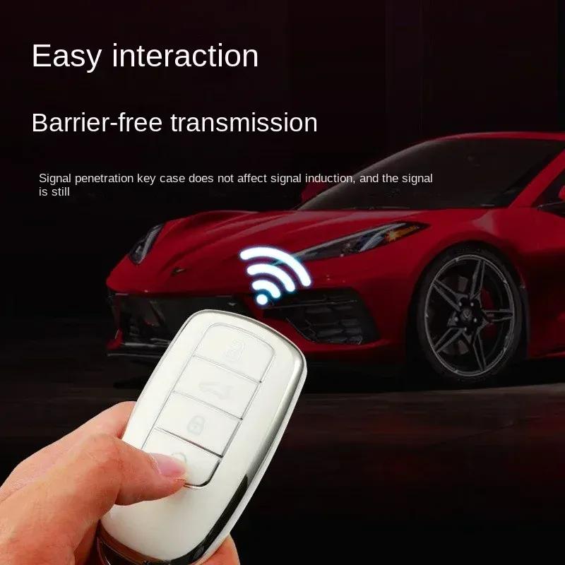 Car Case for Key Fobs of Chery Tiggo 8 PRO / PRO MAX / OMODA 5C / 7 PRO MAX TPU Protective