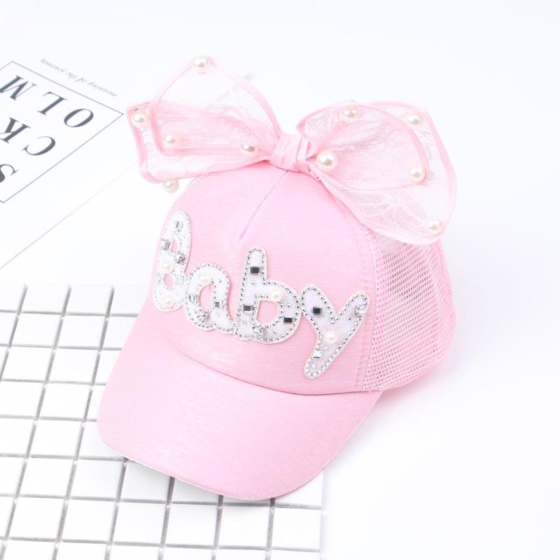 Dětská baseballová čepice s králičími ušima a flitry - Stylová sluneční clona pro chlapce a dívky