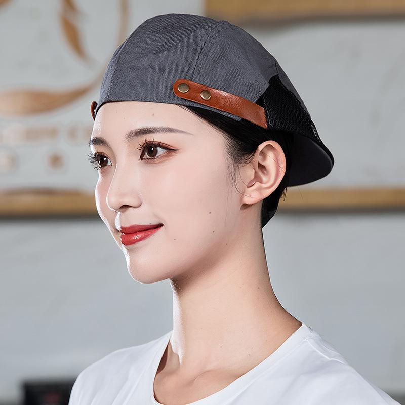 Adjustable Waiter Work Beret for Men & Women – Custom Logo Printing, Ideal for Baking & Catering