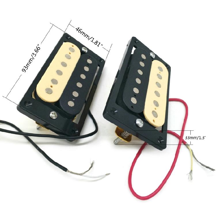 Humorvolle Gitarren-Tonabnehmer, Elektrische Gitarren-Tonabnehmer, 50/52mm, Hals Steg