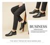 2024 New British Style Men's Leather Derby Shoes - Formal Lace-Up for Business & Office