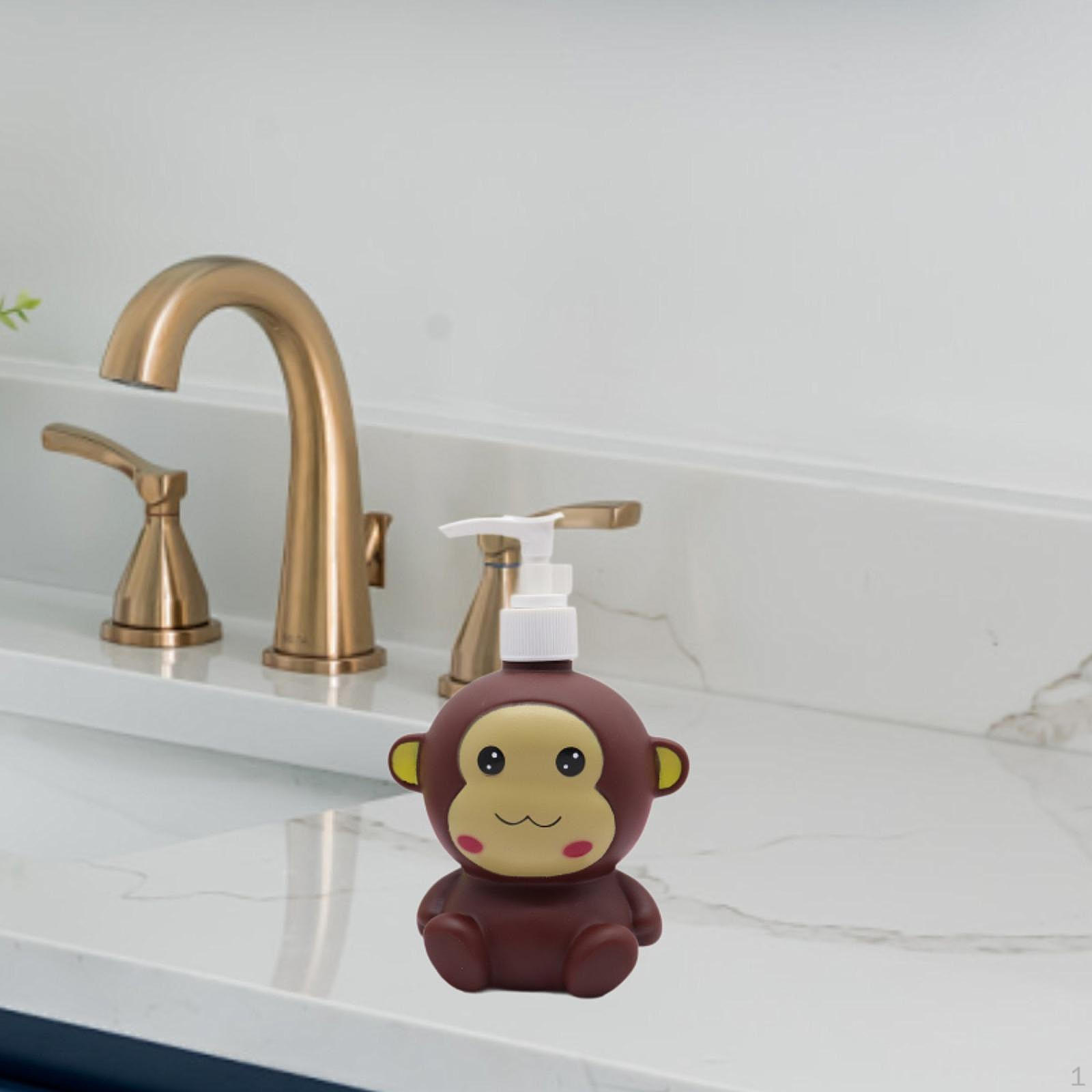 

Очаровательный насос для мыла в виде животного для детей monkey