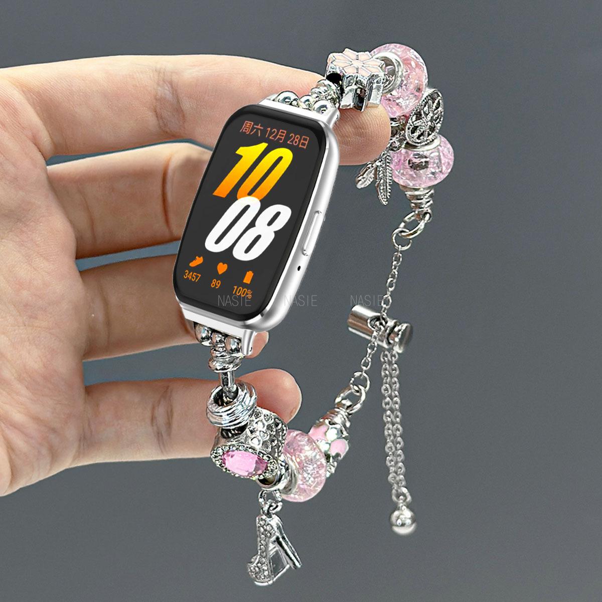 

Ремешок для часов для Samsung Galaxy Fit 3, эластичный ремешок, сменный браслет для браслета 18 мм, 20 мм, 22 мм, аксессуары Correa For 18mm width strap розовый