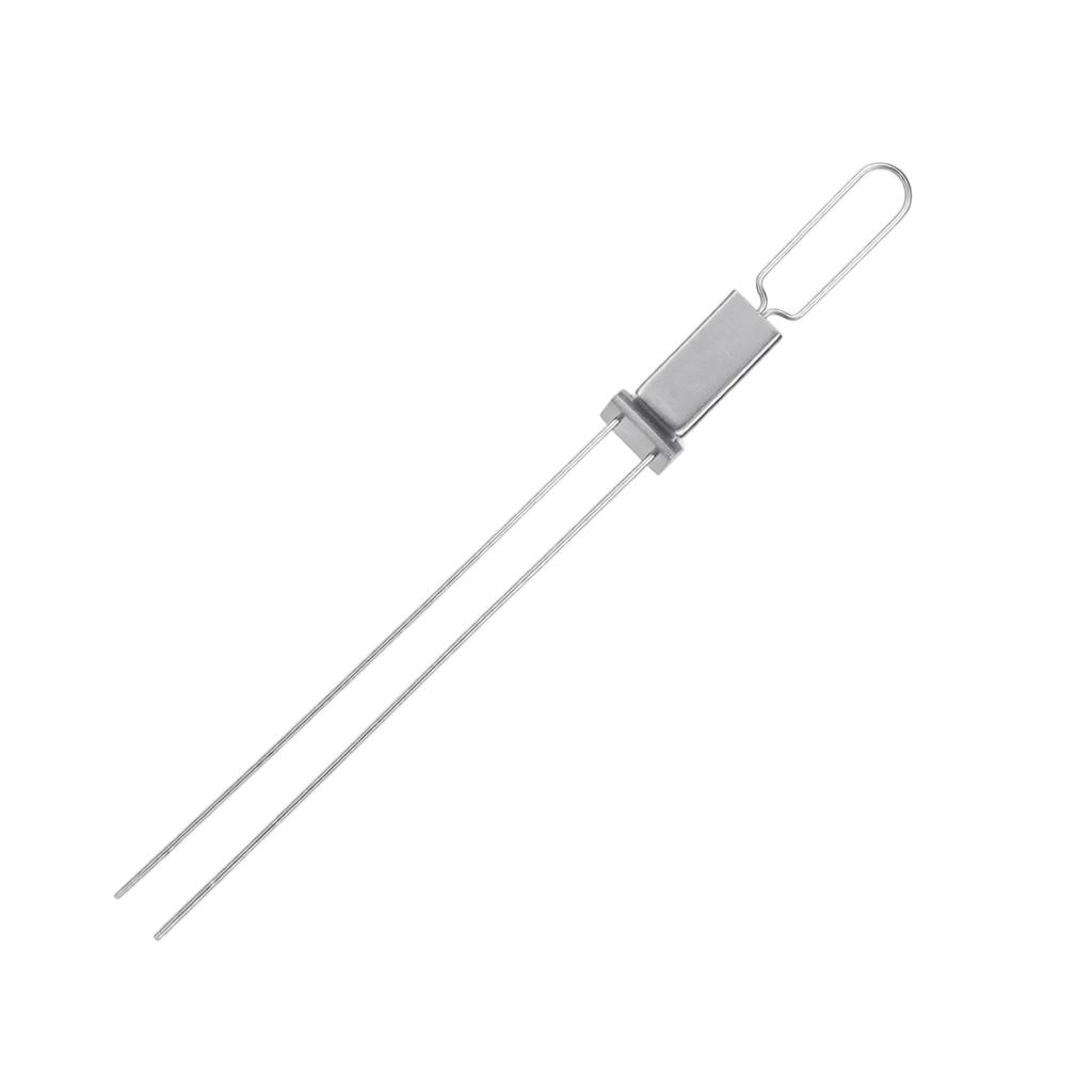 Stainless Portable BBQ and Skewer, Outdoor Grilling Utensil for and Backyard Cookout