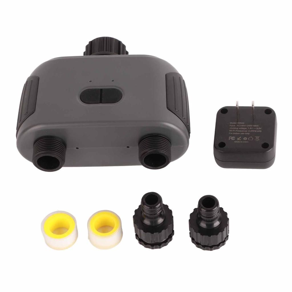 WiFi Sprinkler Timer 2 Zone Automatic Watering G3/4 Thread Smart Water Timer Irrigation Timer for
