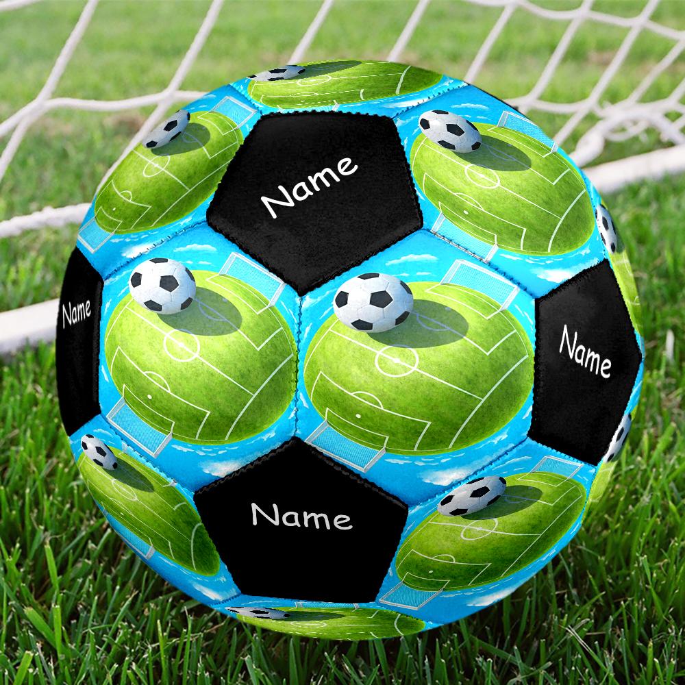 Custom Name Soccer Theme Size 5 Soccer Ball, Suitable for Both Indoor and Outdoor Matches, a Gift Suitable for Everyone.