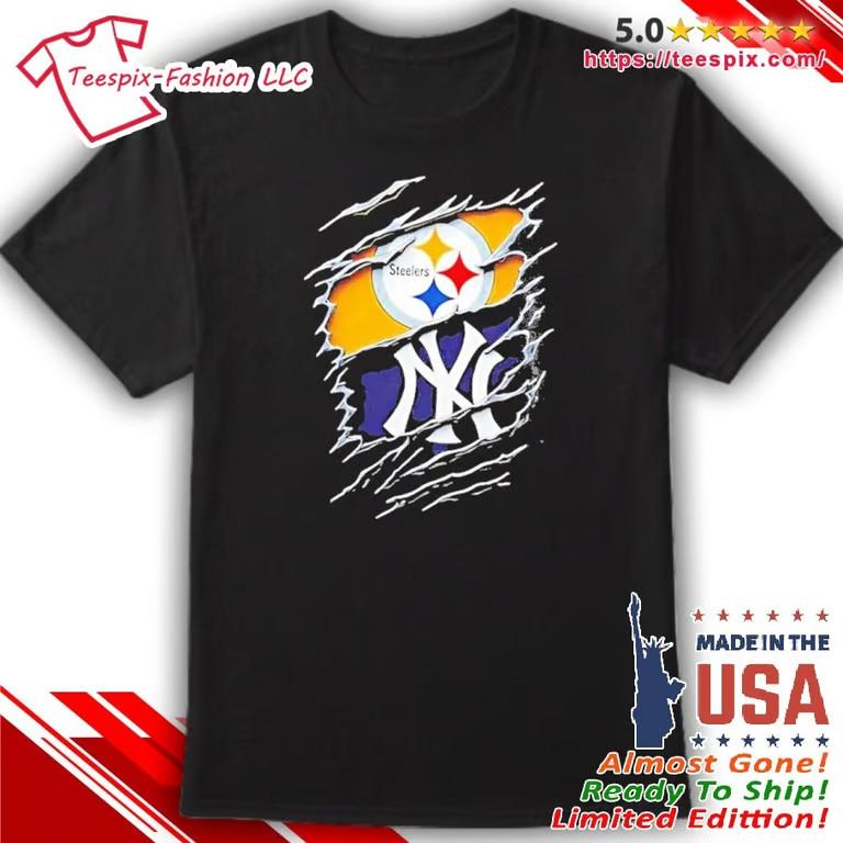Футболка унисекс Steelers Football X Yankees Baseball XL