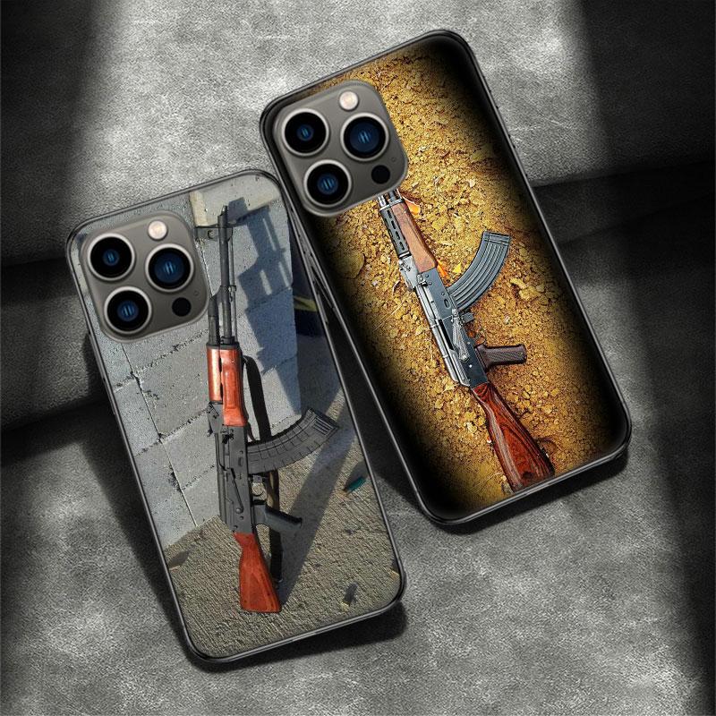 A Sturdy And Reliable AK47 Phone Case For Apple Iphone 16E 16 Pro Max 15 Plus Soft 13 12 Mini Cover 11 14 Pro Max Capa 8 7 SE Sh