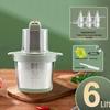 6L Stainless Steel Electric Meat Grinder & 8L Food Processor: Multifunctional for Mincing, Chopping, Baby Food, and Dough Kneading