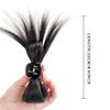 Synthetic Hair Crystal Butterfly Clasp Bun Scrunchie Claw Clip In Hairpiece Hair Extensions Natural Fake Hair Accessories