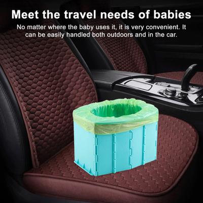 Baby Whisper Toilet Einfach zu bedienen Faltbares Reise-Töpfchen Höhenverstellbares Trainingstoiletten-Tragbares Töpfchen