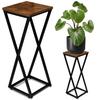 Kwietnik Loftowy Konel Rustic Loft Czarny 62 Cm