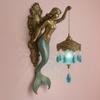 Vintage Mermaid Wall Lamp Artistic Home Office Living Room Bedroom Virgin Mary Resin Statue