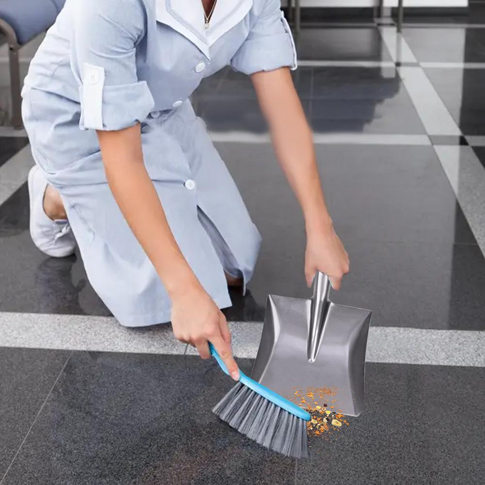 Metal Shovel Long Garden Shovel Heavy Duty Snow Shovel Ergonomic Metal Transfer Shovel Sturdy Multipurpose Flat Shovel For