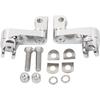 Chrome Driver Passenger Male Mount Foot Peg Extensions for Harley Dyna Softail Fat Boy Sportster Touring Electra Glide Street Glide Chopper Move