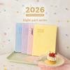 2026 Timeline Planner Notebook for Girls A5 PU Leather Minimalist Goal Tracker Weekly Plan Productivity Journal Writing