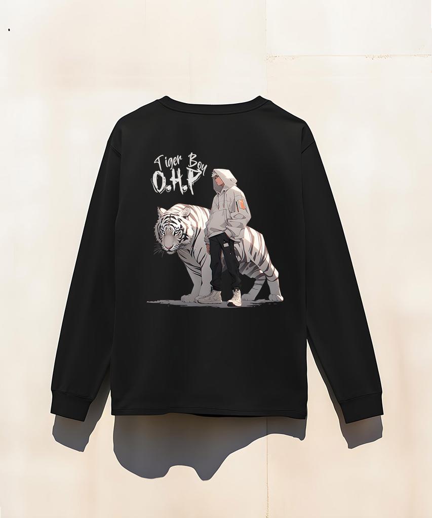 OHP Ohpxharmonia B Baekho And Boy Crew Neck Long Sleeve T-Shirt
