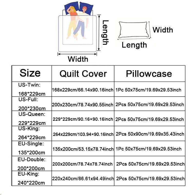 Bohemian Style Solid Color Quilt Cover Sets Skin Safe Non-Irritating Bedding Soft & Durable Classic Style for Bedroom Decoration