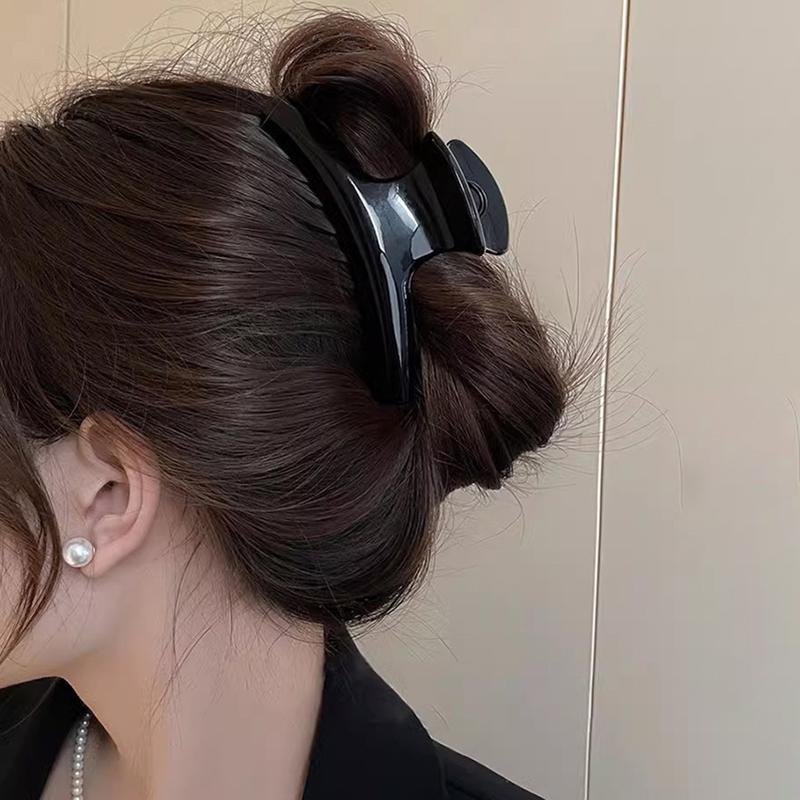 Extra Große Elegante Haarspange Bogen Geometrische Haarklammer Haarklammern Greif Einfach Vintage Damen Haaraccessoires