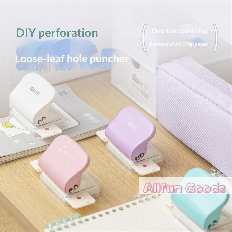 [TG835]Kw-Trio 6 Hole Hole Puncher 6mm Round Holes Suitable For A4 A5 And B5 Loose Leaf Notebooks Binding Paper