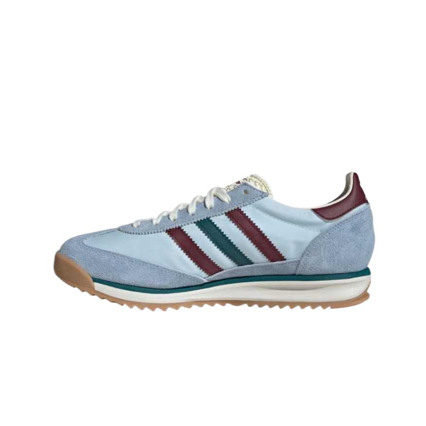 Adidas Originals Sl 72 Rs Fabric Synthetic Leather Fashion Simple Retro Casual Low-Top Sneakers Unisex Sneakers Light-Sky-Blue JQ8151
