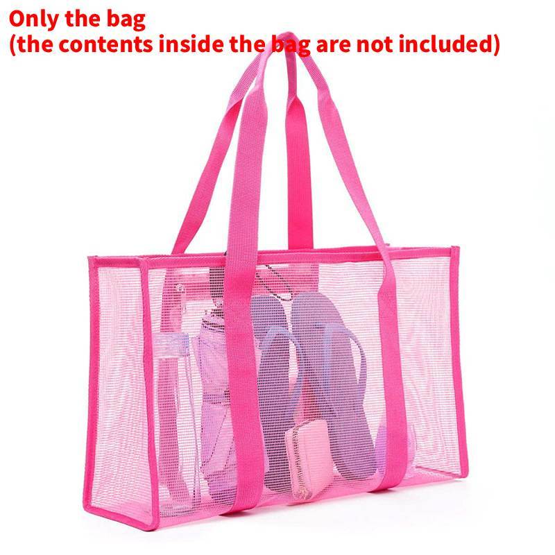 Minimalist Mesh Beach Bag For Swimming And Travel With Large Capacity For Casual Use
