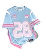 Comfortable Loose Fit Cotton Blend Crew Neck Short Sleeve Tee With 3D Print Design Women 2025