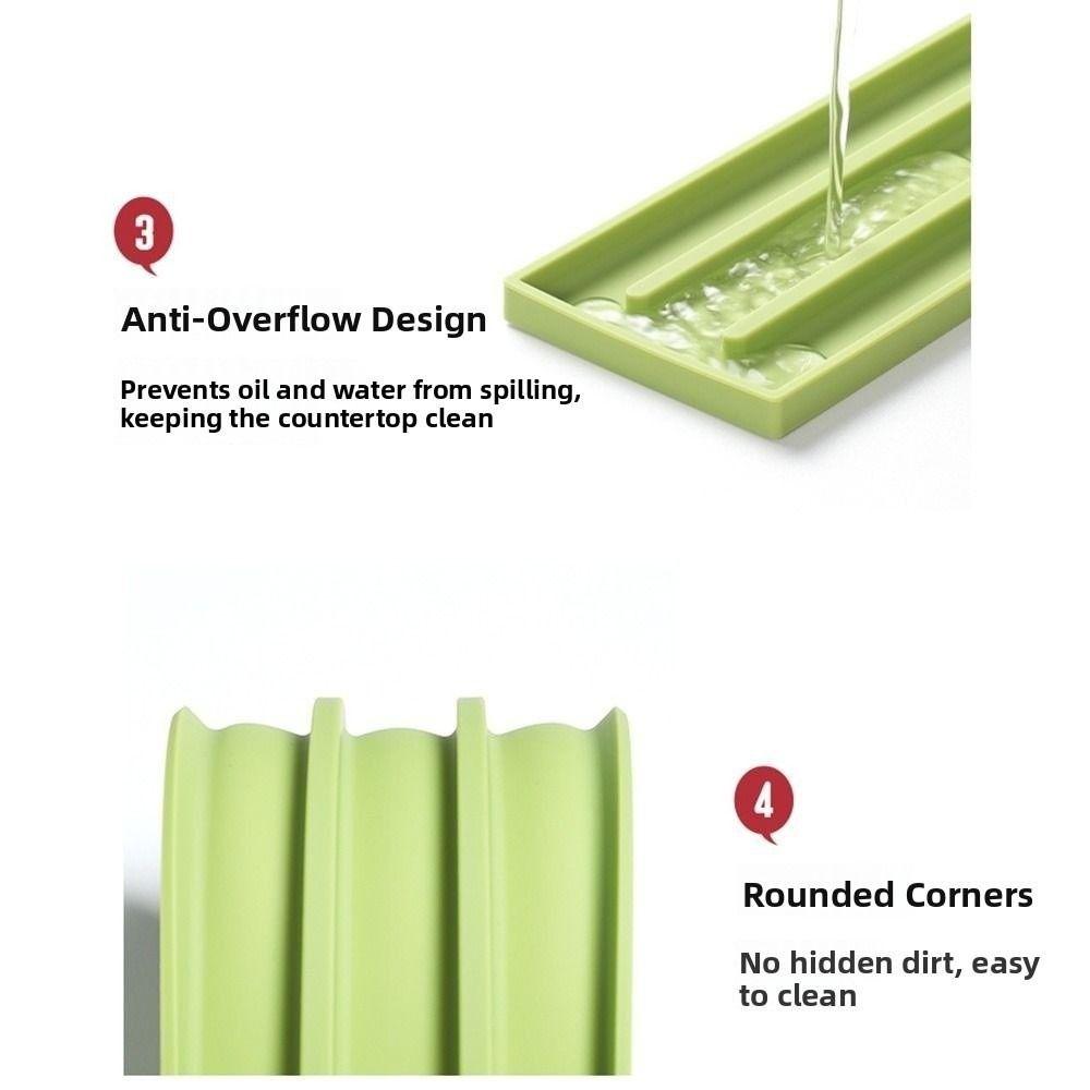 Non Slip Pot Lid Storage Mat Silicone Tableware Storage Pad Pot Lid Organizer  Cooking Space