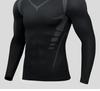 Men's Quick-Dry Long Sleeve Sports Shirt: Basketball, Running, Cycling, Fitness Wear, High Elastic & Breathable.