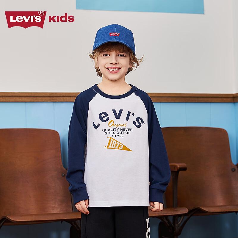 

Levi s Kids Long Sleeve Round Neck T-Shirt 6