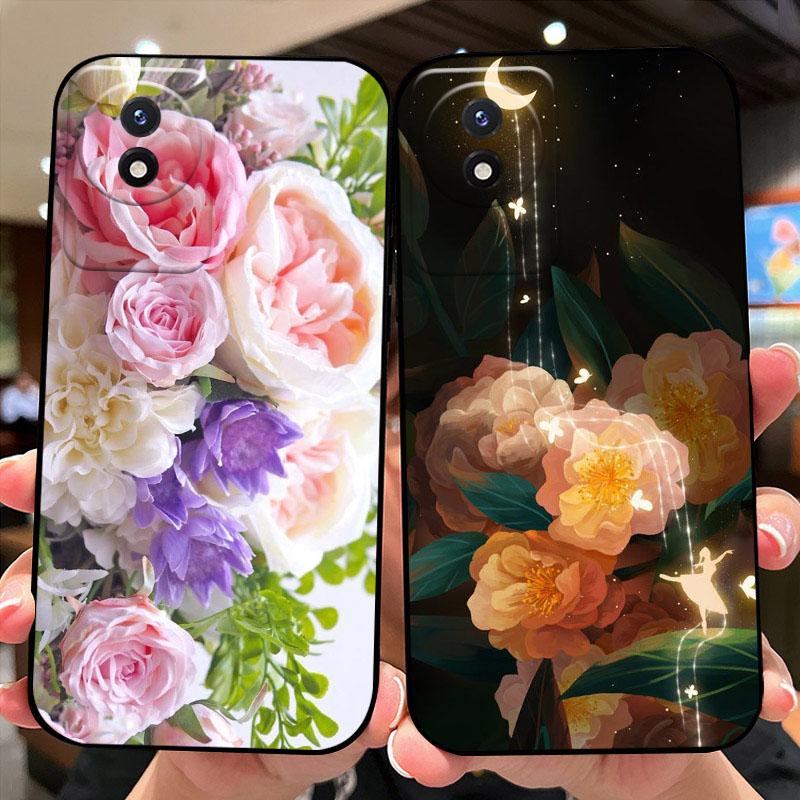 For Vivo Y02 4G Cases Y02A Y02t Y02s Color Printing Silicone TPU Phone Cover For VIVO Y11 2023 4G Bumper V2236A Coque Fundas